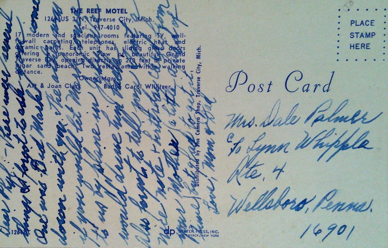 Pinestead Reef Resort (Reef Motel) - Old Postcard For Reef Motel